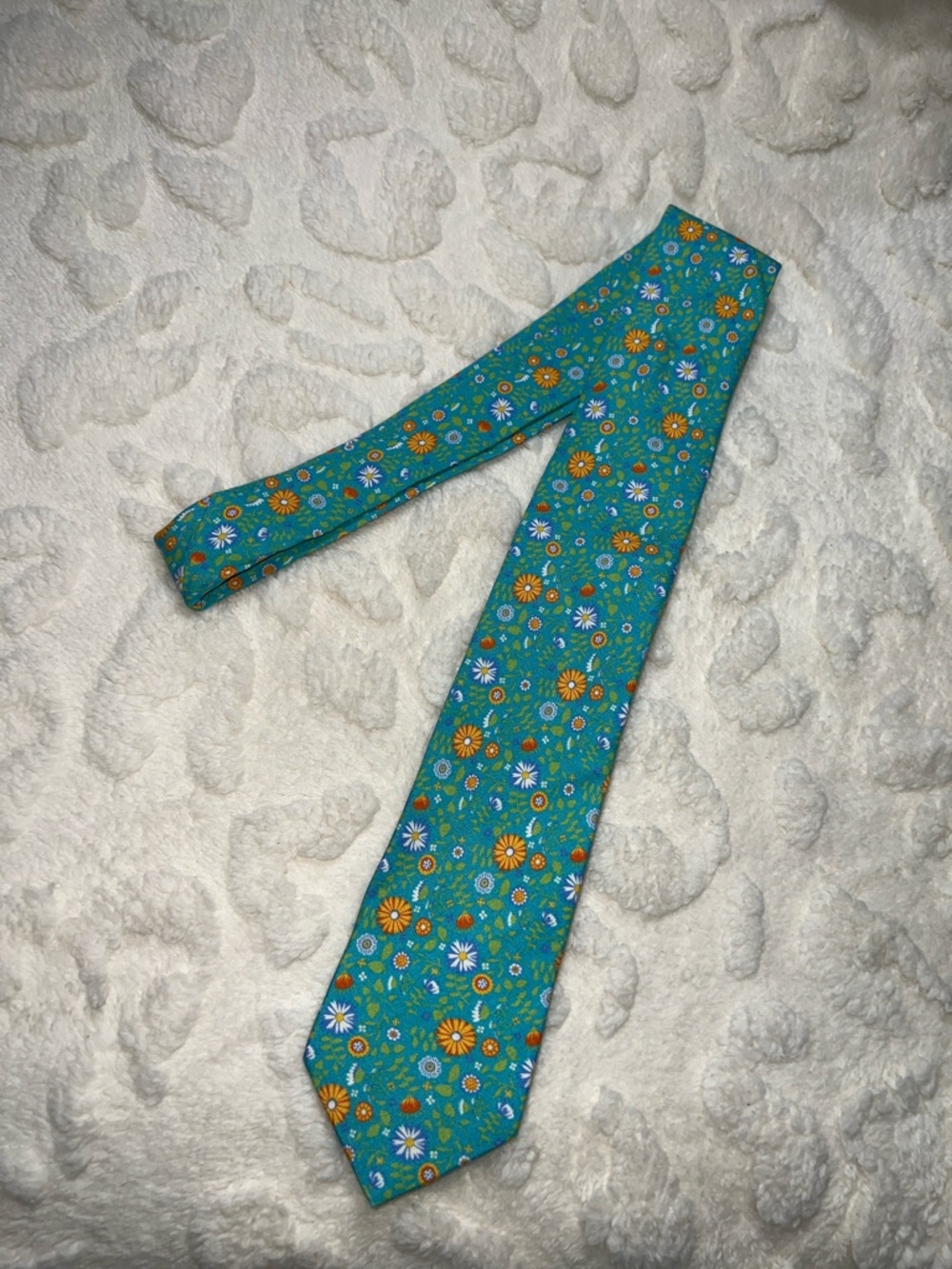 Ted Baker London Men’s 100% Italian Silk Floral Necktie